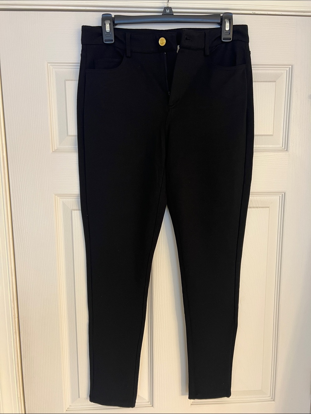 Michael Kors Black Stretch Slim Chinos